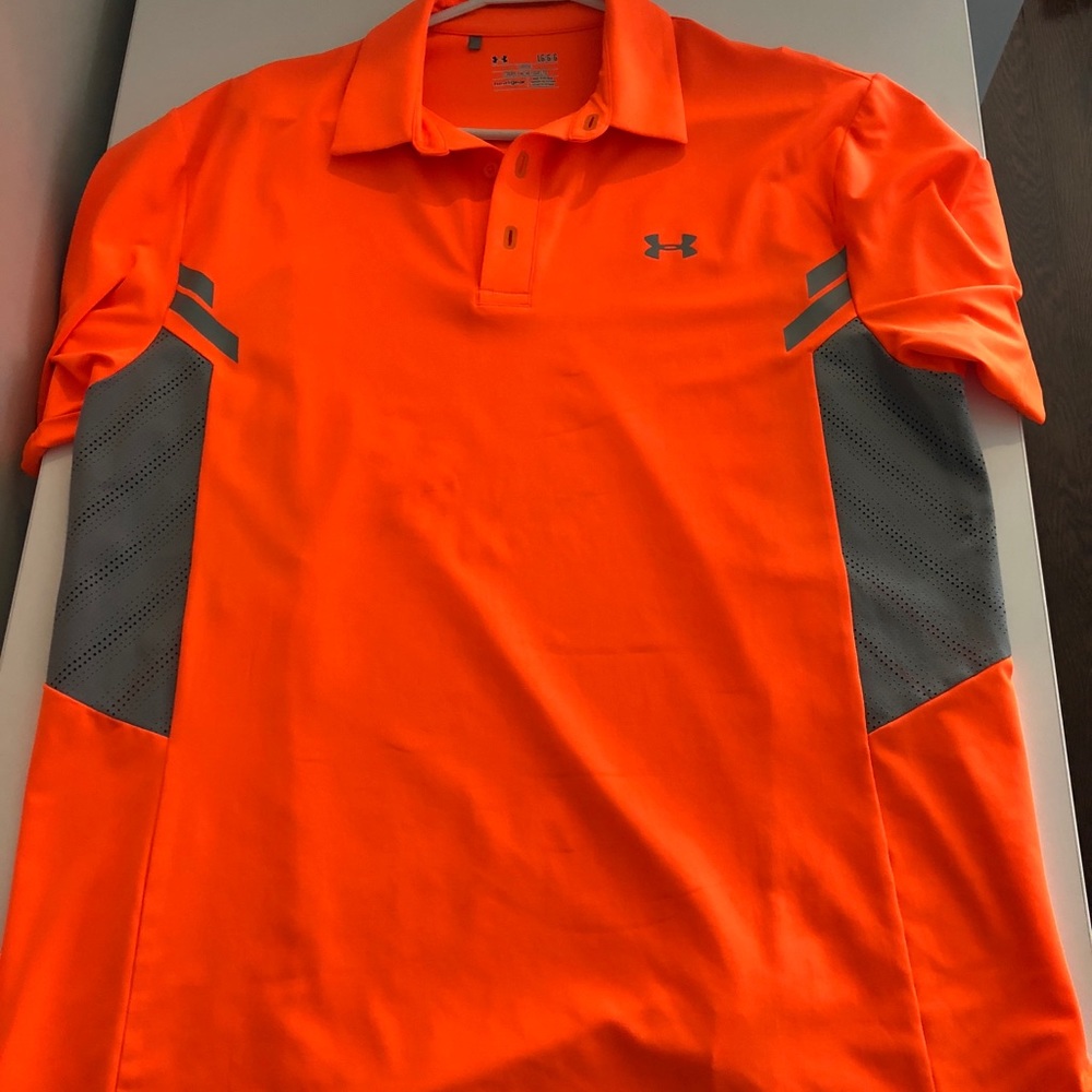 Under Armour Bright Orange Polo